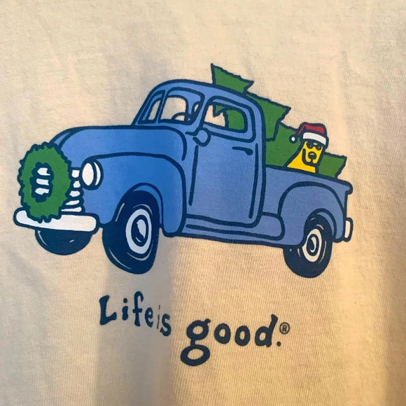 Life Is Good Other - Life is Good long sleeve T-shirt, beige, men’s extra large Rocket Dog,tree.truck